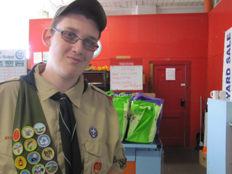 Kenny, an Eagle Scout on a mission!