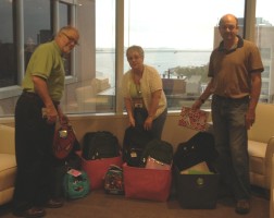 Chris, Barbara and Abram<BR>at EMMT's office in Boston