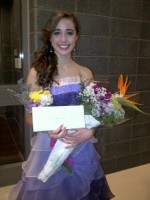 Michaelah at the Miss New Bedford's Outstanding Teen Competition