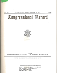 Congressional Record – February 26, 2010