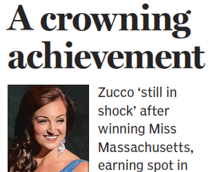 Volunteer Jillian Zucco crowned Miss Massachusetts