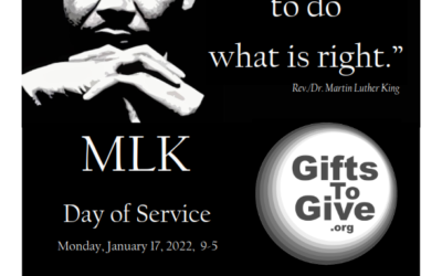 Monday, January 17 – MLK Day of Service