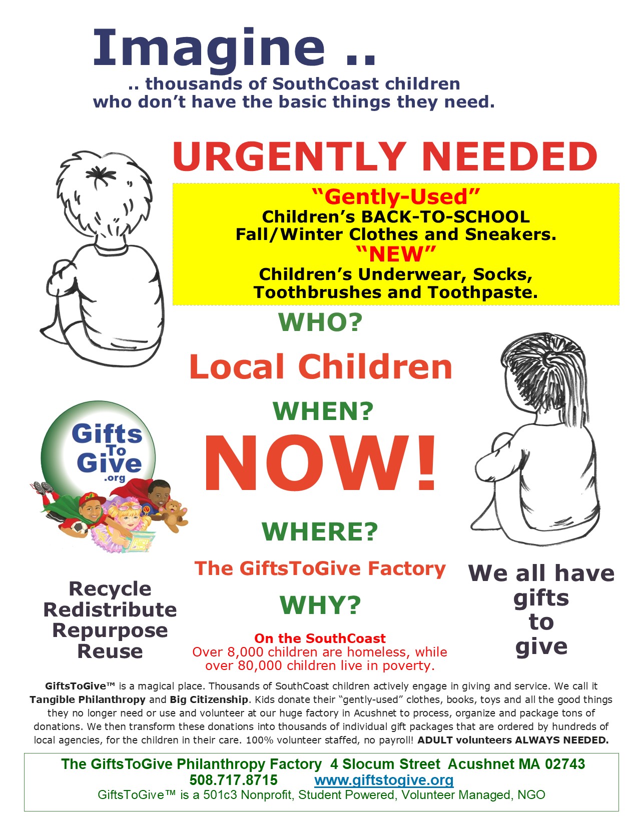 GiftsToGive_CollectionDrive_FLYER_ChildrensClothes_backtoschool-july2025